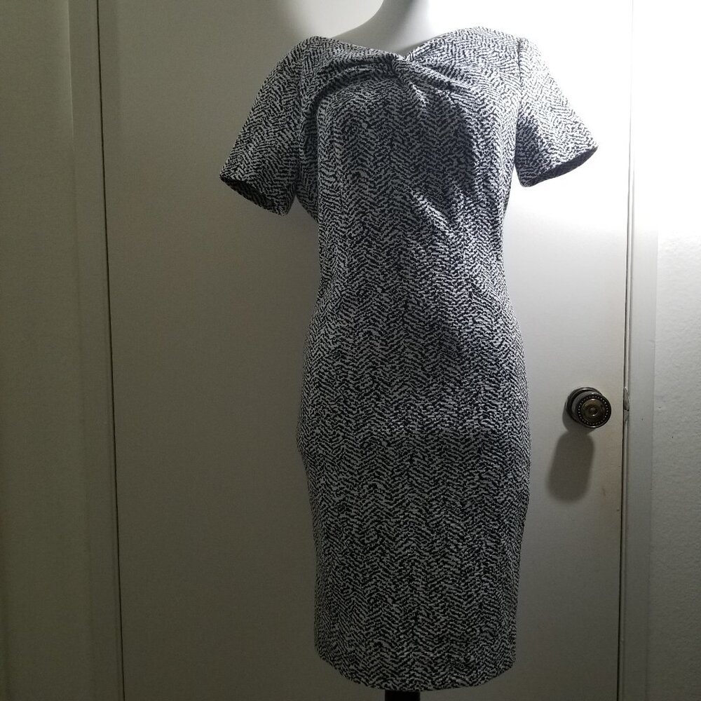 Adrianna Papell Brand Black & White Dress, size 8